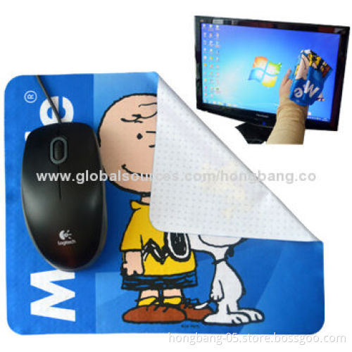 Microfiber Glasses Cloth, Reusable and Washable with EN71, SGS, MSDS Marks